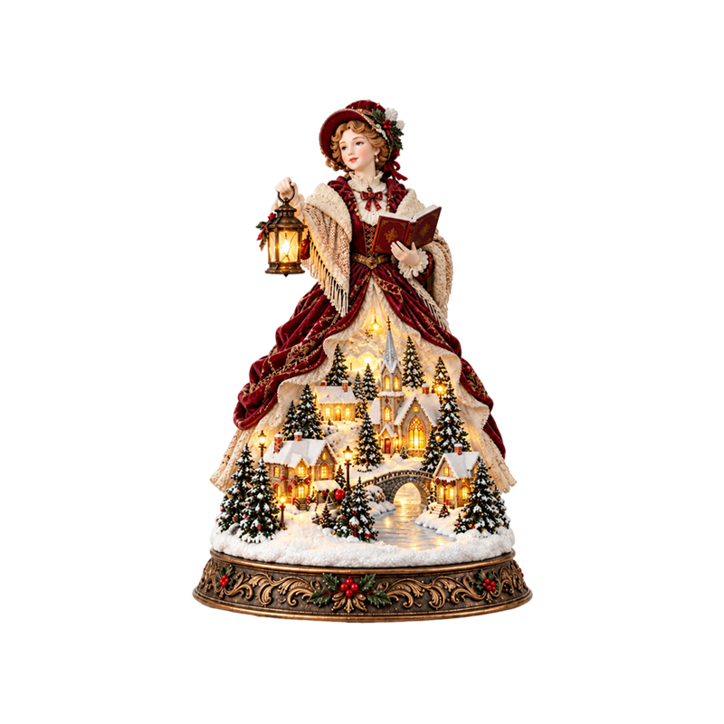 Graddi Guardian of Home Caroler Sculpture Lamp