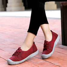 Load image into Gallery viewer, Women Casual Lace Up Shoes Color Blocking All Seasons Comfortable Spring And Autumn Shoes
