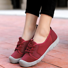 Load image into Gallery viewer, Women Casual Lace Up Shoes Color Blocking All Seasons Comfortable Spring And Autumn Shoes
