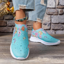 Load image into Gallery viewer, Women&#39;s Rhinestone Stretch Casual Breathable Sneakers
