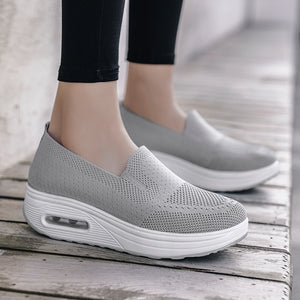 Women's Slip-On Thick-Soled Air-Cushion Sneakers