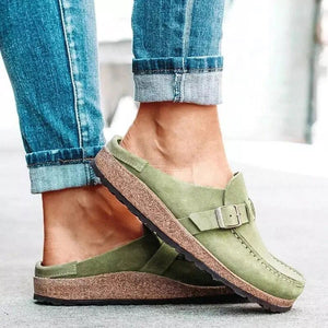 Women's Round Toe Low Heel Casual Shoes