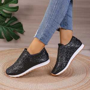 Women'S Glitter Design Fashionable Running Shoes