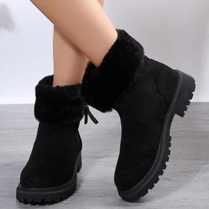 New winter women's thickened short snow boots