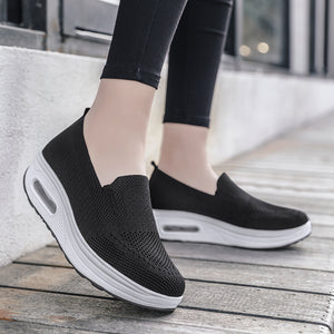 Women's Slip-On Thick-Soled Air-Cushion Sneakers