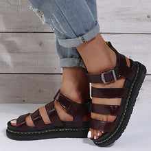 Load image into Gallery viewer, Platform Ladies Martin Sandals
