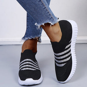 Women's breathable elastic sneakers