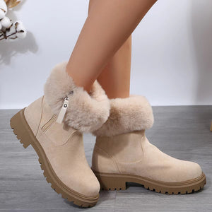 New winter women's thickened short snow boots