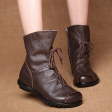 Load image into Gallery viewer, New winter low heel warm short boots
