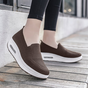 Women's Slip-On Thick-Soled Air-Cushion Sneakers