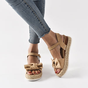 2024 Summer Flat Hemp Rope Sandals for Ladies