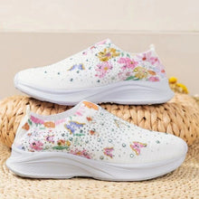 Load image into Gallery viewer, Women&#39;s Rhinestone Stretch Casual Breathable Sneakers
