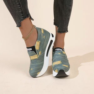 New autumn denim fashionable women's casual shoes