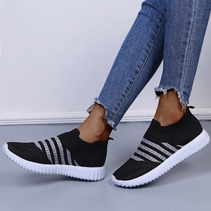 Women's breathable elastic sneakers