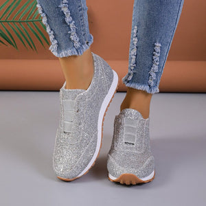 Women'S Glitter Design Fashionable Running Shoes