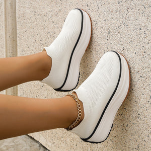 Autumn round toe shallow mouth women's shoes