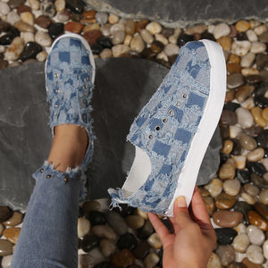 Women's Low Top Breathable Denim Shoes