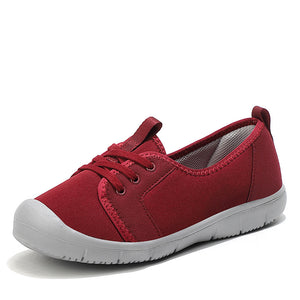 Women Casual Lace Up Shoes Color Blocking All Seasons Comfortable Spring And Autumn Shoes