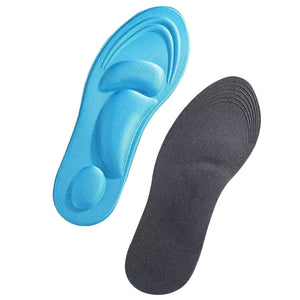 4d Memory Foam Orthopedic Insoles For Shoes Women Men Flat Feet Arch Support Massage Plantar Fasciitis Sports Pad