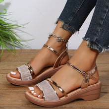 Load image into Gallery viewer, Women&#39;s summer new wedge fish mouth sandals
