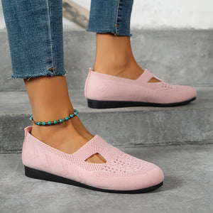 Women's Mesh Flat Comfort Fly Knit Shoes