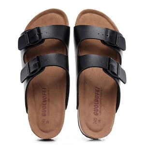 Two-button soft-soled comfortable slippers Unisex