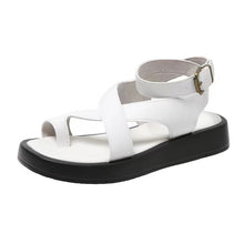 Load image into Gallery viewer, Slip-on Thick Sole Casual Wearing Ring Buckle Strap Women&#39;s Shoes
