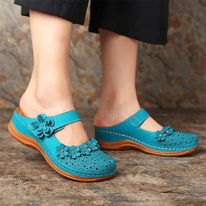 Ladies Flat Round Toe Casual Sandals