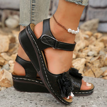 Load image into Gallery viewer, Women&#39;s Summer Hollow Flower Platform Sandals
