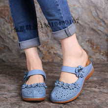 Load image into Gallery viewer, Ladies Flat Round Toe Casual Sandals
