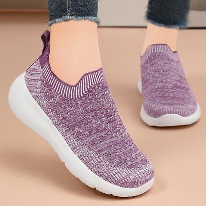 Ladies Spring Slip-On Soft Sole Lightweight Casual Shoes