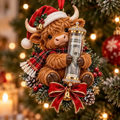 💵 Christmas Cash Gift Ornament - ✨A Fun Way to Give Money This Christmas
