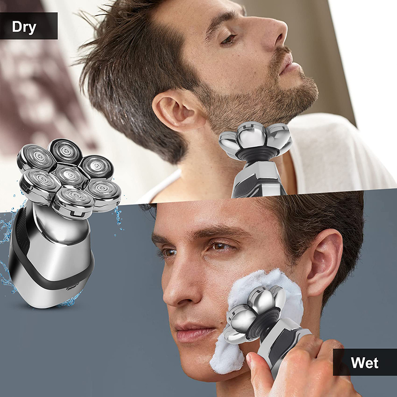 6-in-1 Electric Head Shaver