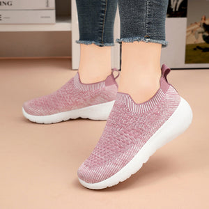 Ladies Spring Slip-On Soft Sole Lightweight Casual Shoes