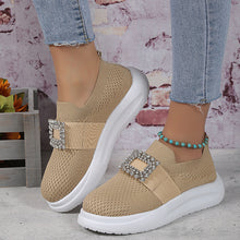 Load image into Gallery viewer, Women&#39;s Mesh Rhinestone Thick Sole Casual Shoes
