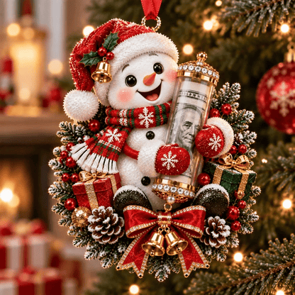 💵 Christmas Cash Gift Ornament - ✨A Fun Way to Give Money This Christmas
