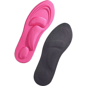 4d Memory Foam Orthopedic Insoles For Shoes Women Men Flat Feet Arch Support Massage Plantar Fasciitis Sports Pad