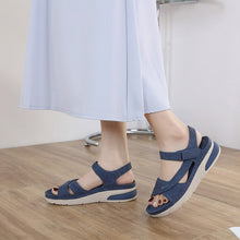 Load image into Gallery viewer, Women&#39;s Casual Thick Sole Velcro Sandals
