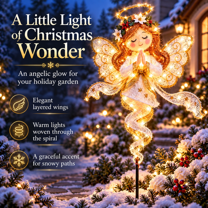 Twisted Christmas Lighted Yard Stakes