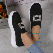 Load image into Gallery viewer, Women&#39;s Mesh Rhinestone Thick Sole Casual Shoes
