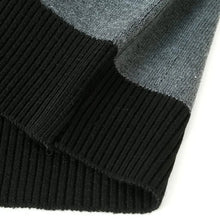 Load image into Gallery viewer, Winter Men Solid Knitted Sweater Half Zip Stand Collar Men Clothes Casual Sweater
