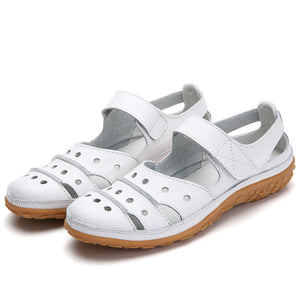 Comfyfleek Wide Toe Box & Wide Size Leather Sandals