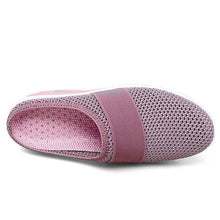 Load image into Gallery viewer, Women Daily Fly Knit Fabric Summer Air Cushion Mule Slippers
