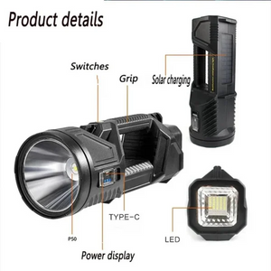 🔥New German Waterproof Spot Lights Handheld Large searchlight