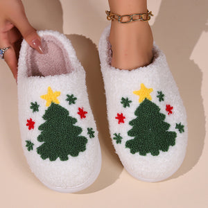 Women's Winter Warm Plush Cartoon  House Slippers