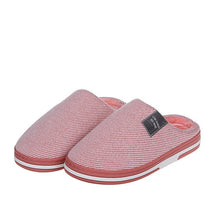 Load image into Gallery viewer, Womens Cotton Clog Hard Sole Warm Slip on Fleece Lined Slippers
