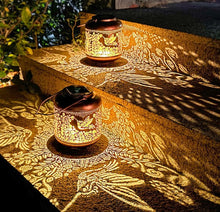 Load image into Gallery viewer, Outdoor Waterproof Hummingbird Solar Lanterns
