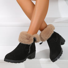 Load image into Gallery viewer, Women&#39;s Thick Heel Warm and Comfortable Martin Boots
