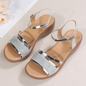 Women's summer new wedge fish mouth sandals