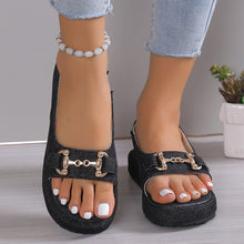 Load image into Gallery viewer, Women&#39;s Round Toe Open Toe Flat Sandals
